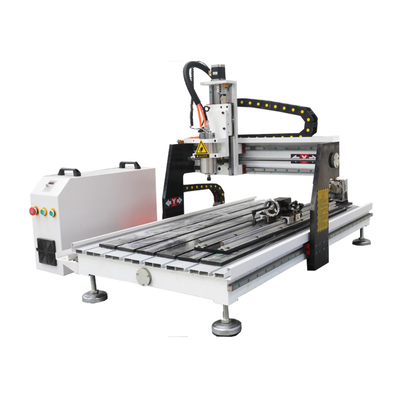 4 router giratório Desktop do CNC da linha central do router 3D do CNC da linha central